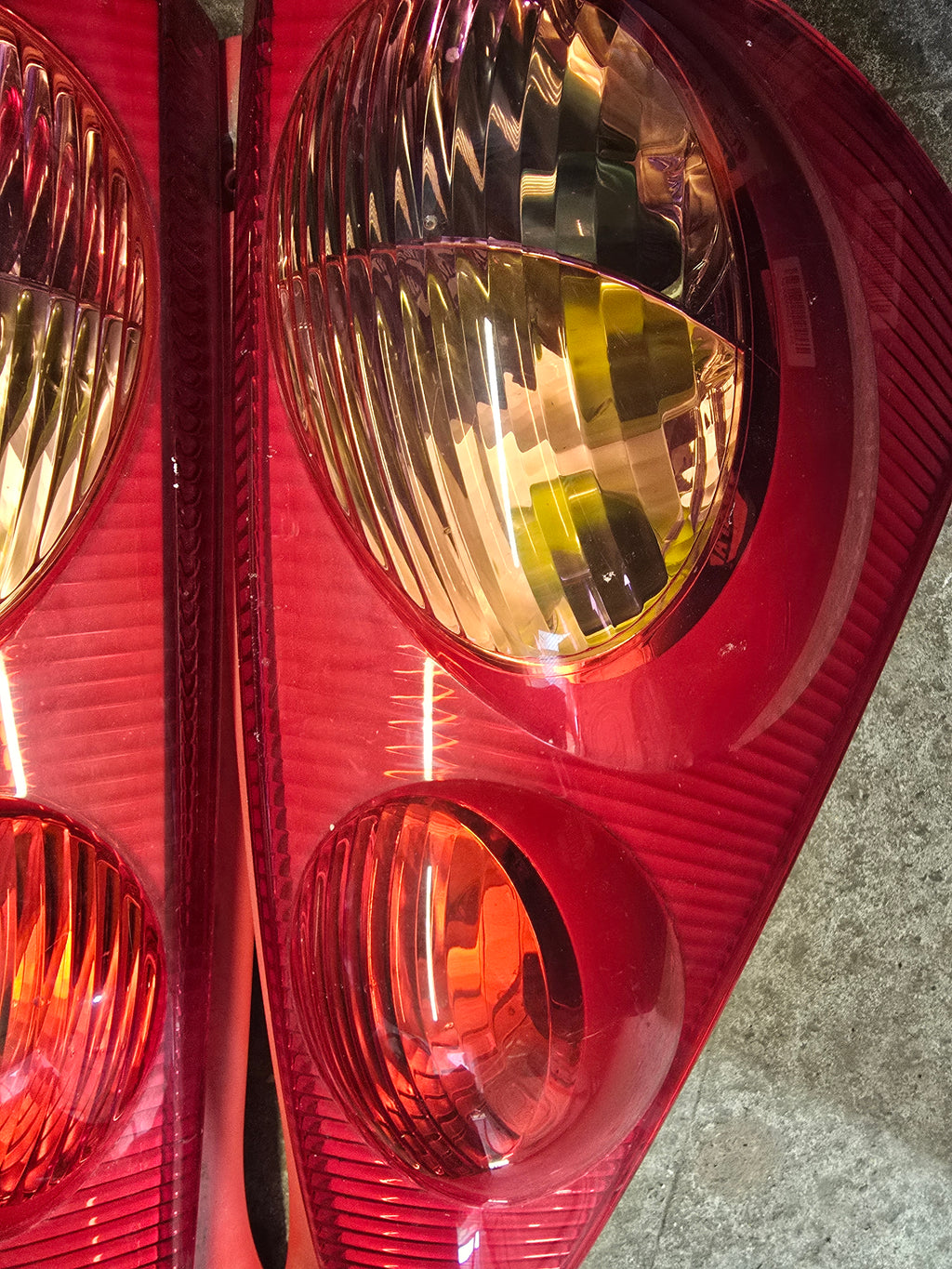 Peugeot 107 Rear Lights Pair 2010 - No Bulbs or Clusters