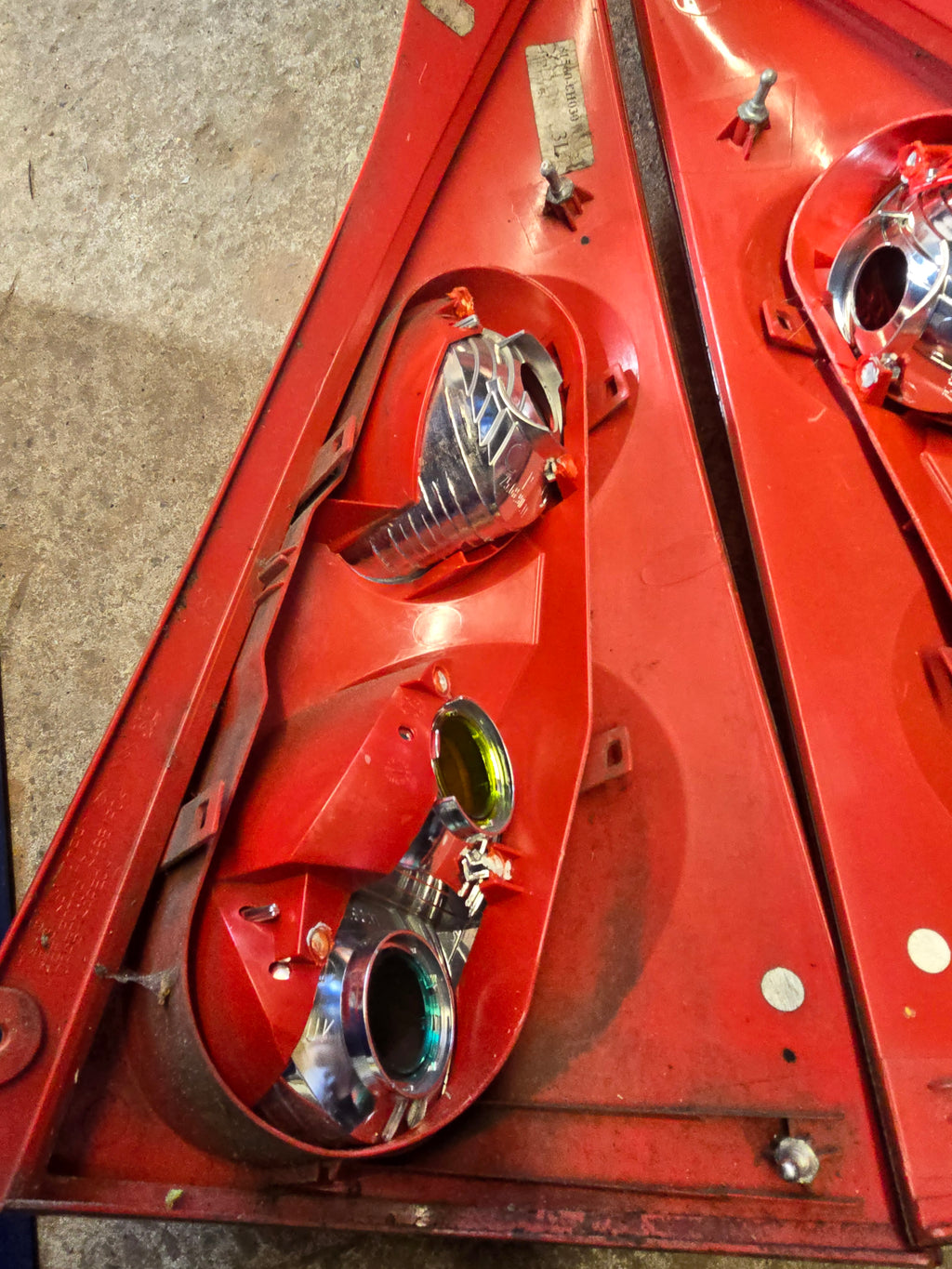 Peugeot 107 Rear Lights Pair 2010 - No Bulbs or Clusters