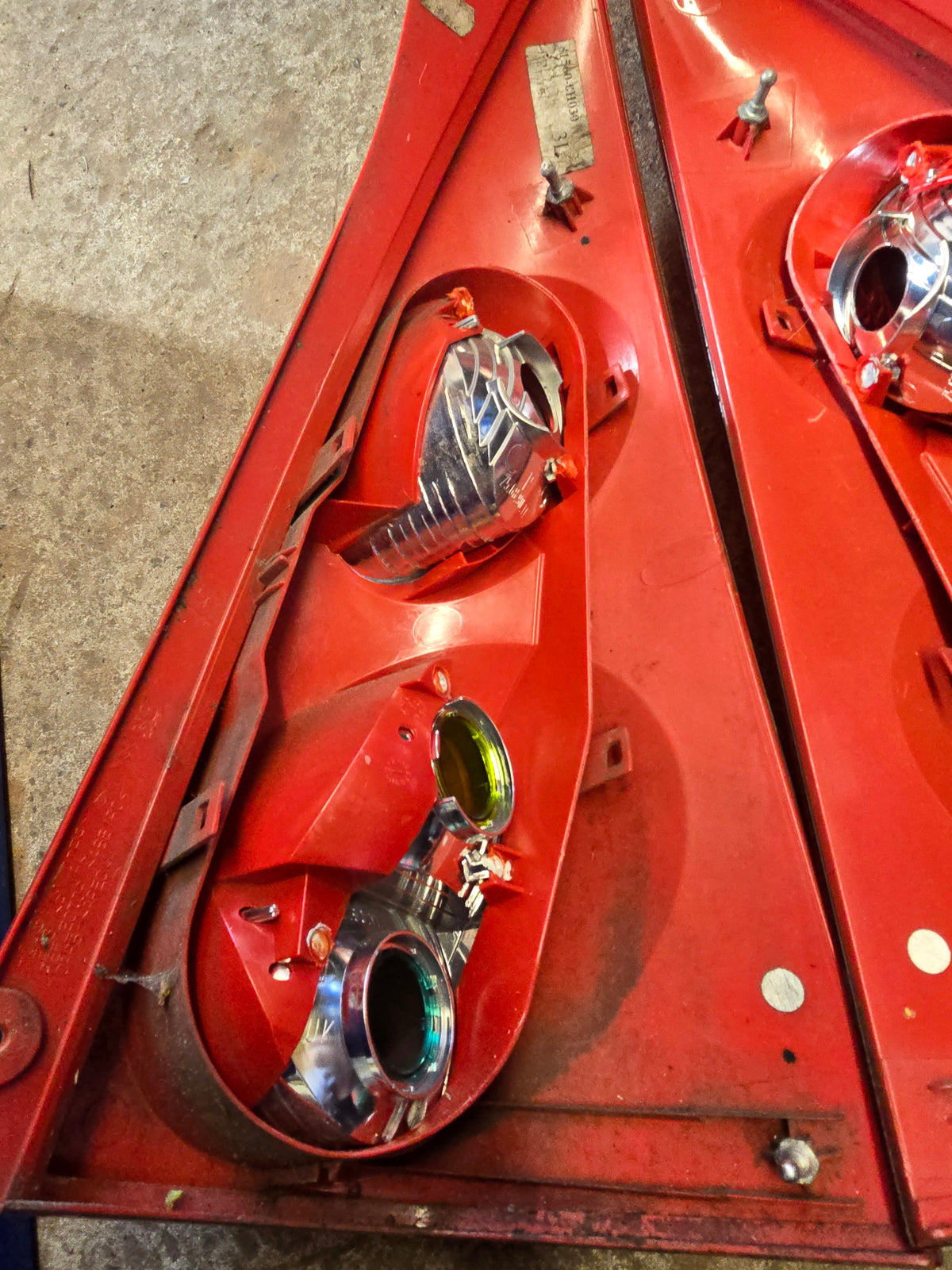 Peugeot 107 Rear Lights Pair 2010 - No Bulbs or Clusters